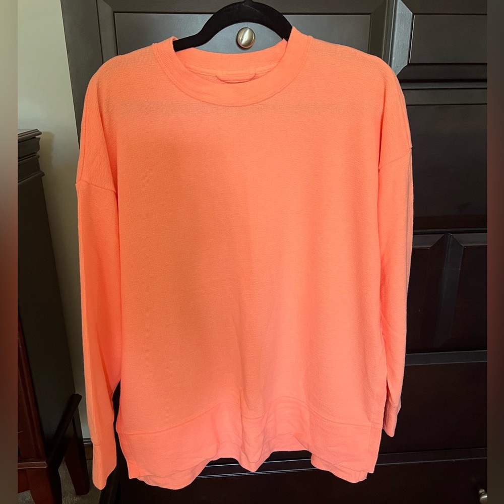 Neon orange aerie tunic top.